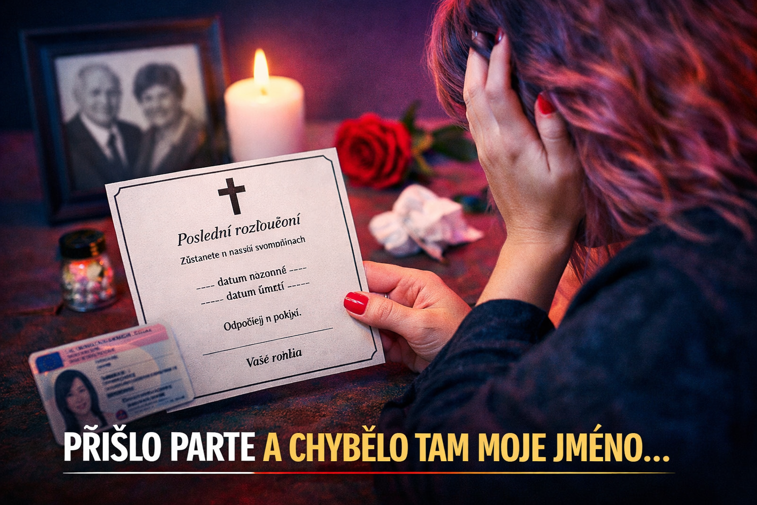 Moje jméno se nevešlo na parte. Jakou cenu zaplatíte za to žít vlastní život?