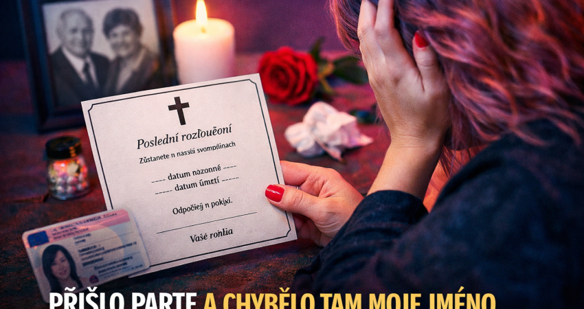 Moje jméno se nevešlo na parte. Jakou cenu zaplatíte za to žít vlastní život?