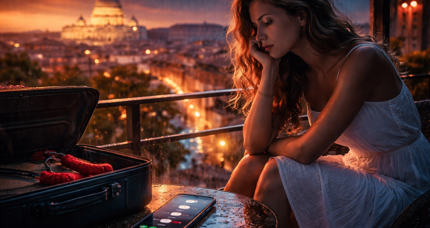 Tak si jeď sama. Až tam zjistím, jak moc mi chybíš.